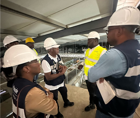 Gestor de Operações do Portfólio visita obras das futuras instalações do COESP e laboratórios