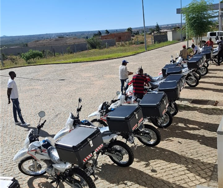 Entrega de motorizadas nas províncias da Huíla e Lunda Sul (8 of 8)
